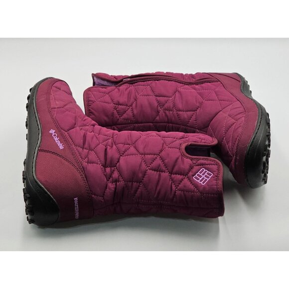 Columbia Women's Plum Purple Minx Slip II Omni Heat Insulated Boots Sz 8 2842 - Picture 13 of 16